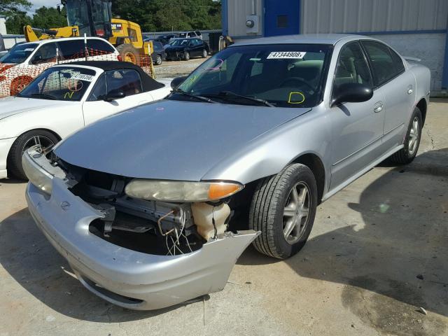 1G3NL52F93C326331 - 2003 OLDSMOBILE ALERO GL SILVER photo 2