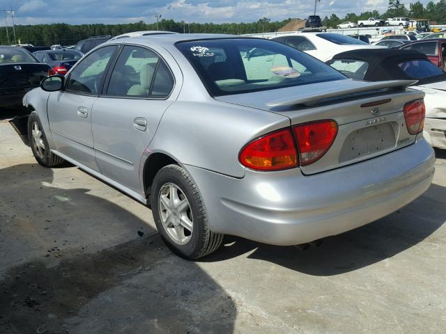 1G3NL52F93C326331 - 2003 OLDSMOBILE ALERO GL SILVER photo 3