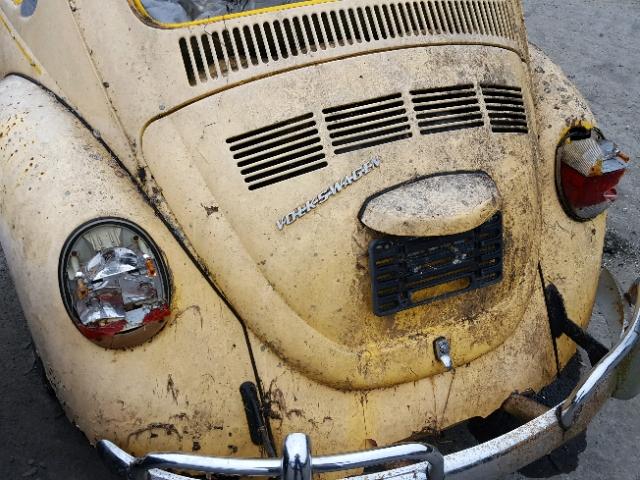 1332690652 - 1973 VOLKSWAGEN BEETLE YELLOW photo 9