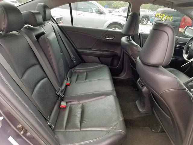 1HGCR2F80EA113400 - 2014 HONDA ACCORD EXL GRAY photo 6