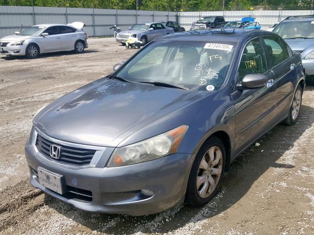 1HGCP36858A012658 - 2008 HONDA ACCORD EXL GRAY photo 2