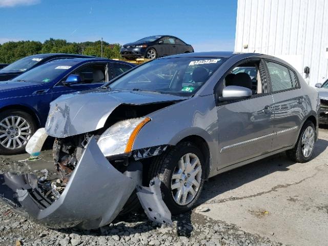 3N1AB6APXAL655951 - 2010 NISSAN SENTRA 2.0 GRAY photo 2