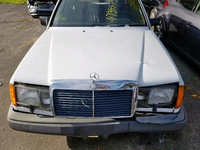 WDBEB33D9HA463968 - 1987 MERCEDES-BENZ 300 DT WHITE photo 7