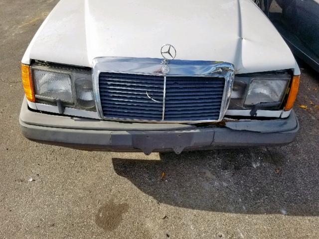 WDBEB33D9HA463968 - 1987 MERCEDES-BENZ 300 DT WHITE photo 9