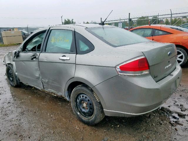 1FAHP34NX8W160505 - 2008 FORD FOCUS S/SE GRAY photo 3