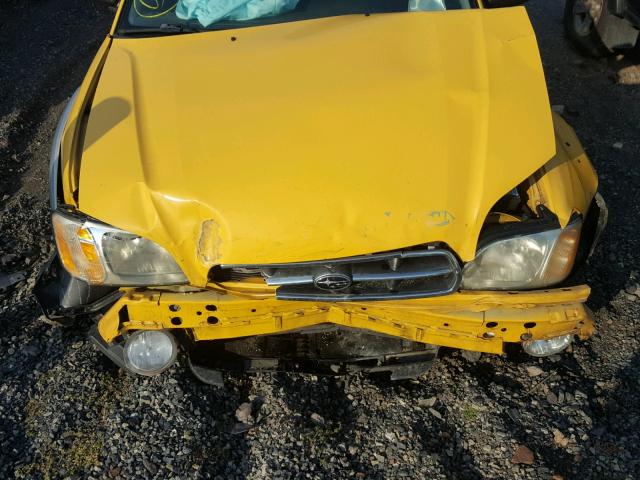 4S4BT62C936111475 - 2003 SUBARU BAJA SPORT YELLOW photo 7