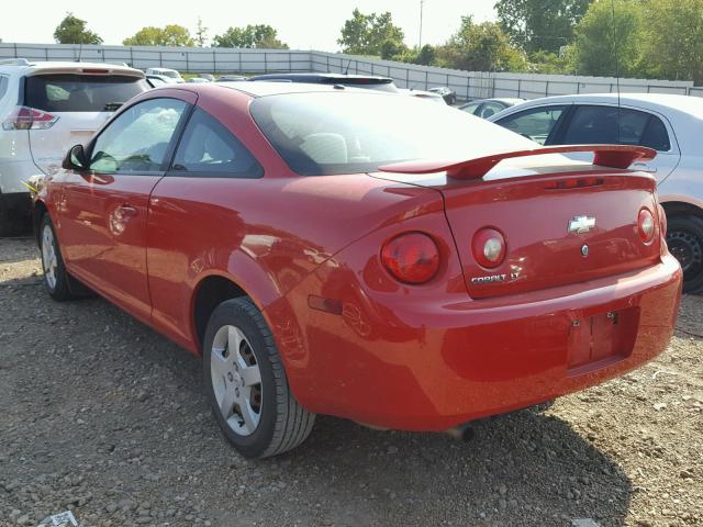 1G1AL18F487244613 - 2008 CHEVROLET COBALT LT RED photo 3