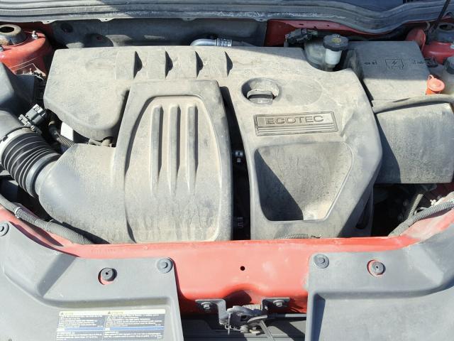 1G1AL18F487244613 - 2008 CHEVROLET COBALT LT RED photo 7