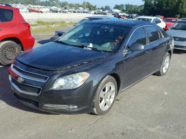 1G1ZC5EB4A4133806 - 2010 CHEVROLET MALIBU 1LT BLACK photo 2