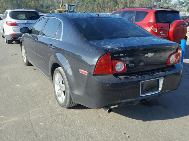 1G1ZC5EB4A4133806 - 2010 CHEVROLET MALIBU 1LT BLACK photo 3