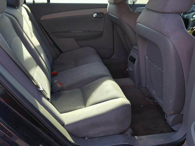 1G1ZC5EB4A4133806 - 2010 CHEVROLET MALIBU 1LT BLACK photo 6