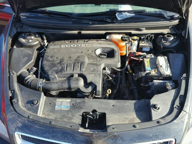 1G1ZC5EB4A4133806 - 2010 CHEVROLET MALIBU 1LT BLACK photo 7