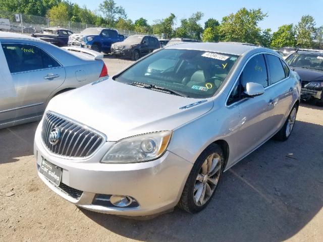 1G4PR5SK9D4202359 - 2013 BUICK VERANO CON SILVER photo 2