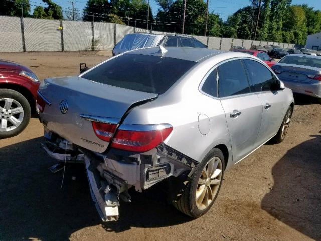 1G4PR5SK9D4202359 - 2013 BUICK VERANO CON SILVER photo 4