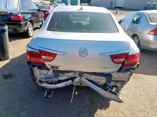 1G4PR5SK9D4202359 - 2013 BUICK VERANO CON SILVER photo 9