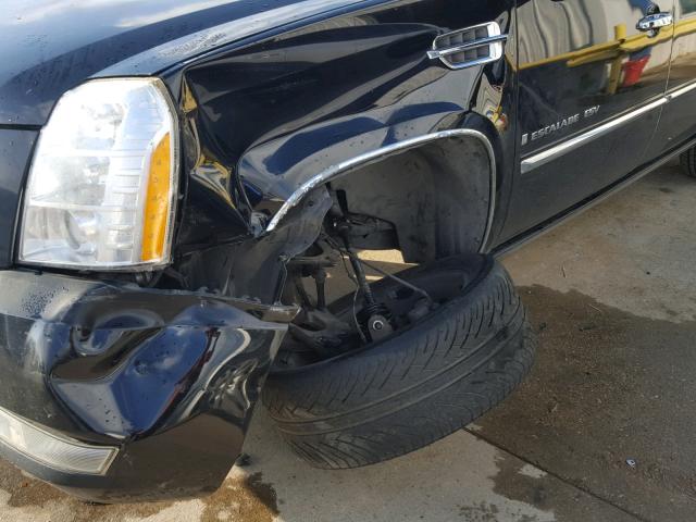 1GYFK66847R299111 - 2007 CADILLAC ESCALADE E BLACK photo 9