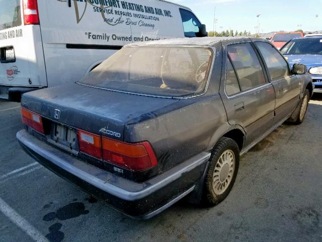 1HGCA5554KA052256 - 1989 HONDA ACCORD SEI BLACK photo 4