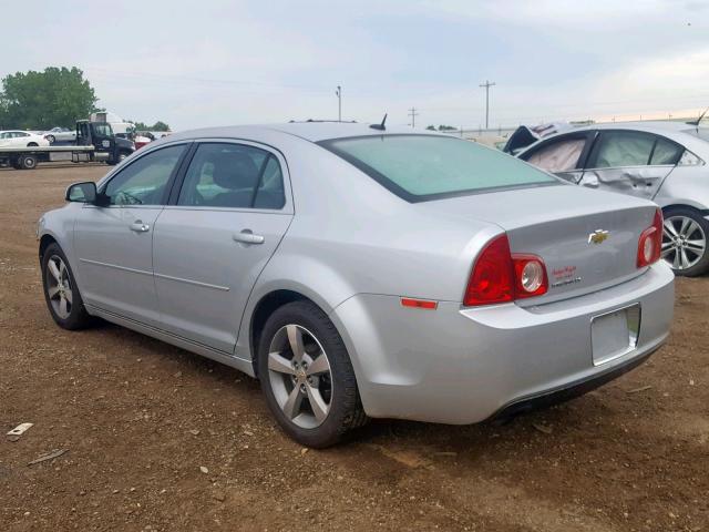 1G1ZC5E14BF280768 - 2011 CHEVROLET MALIBU 1LT SILVER photo 3