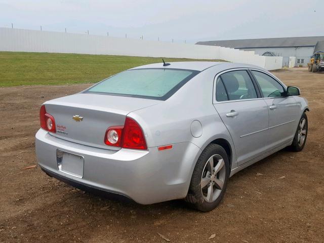 1G1ZC5E14BF280768 - 2011 CHEVROLET MALIBU 1LT SILVER photo 4