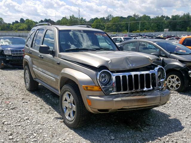 1J4GL58K06W197261 - 2006 JEEP LIBERTY LI TAN photo 1