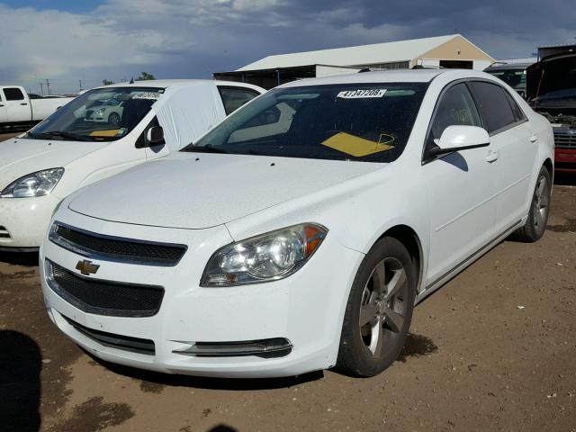1G1ZC5EU3BF291576 - 2011 CHEVROLET MALIBU 1LT WHITE photo 2