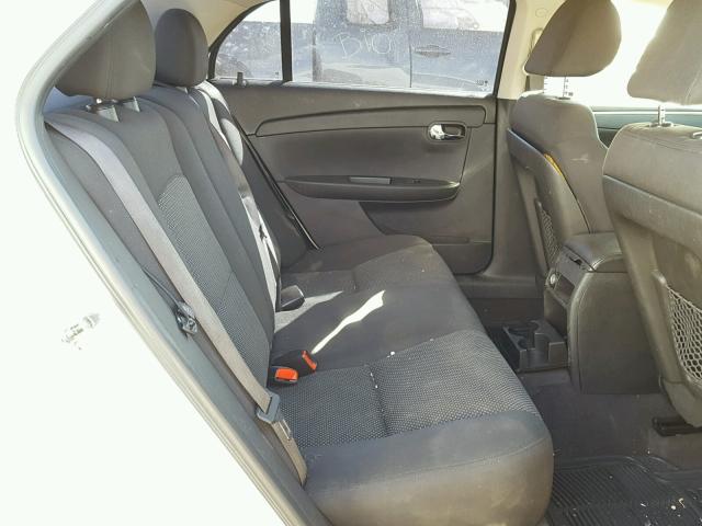 1G1ZC5EU3BF291576 - 2011 CHEVROLET MALIBU 1LT WHITE photo 6