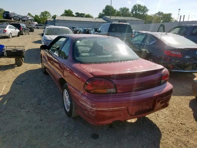 1G2NE12T6VC795375 - 1997 PONTIAC GRAND AM S BURGUNDY photo 3