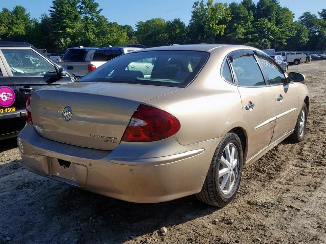 2G4WD532451255542 - 2005 BUICK LACROSSE C GOLD photo 4