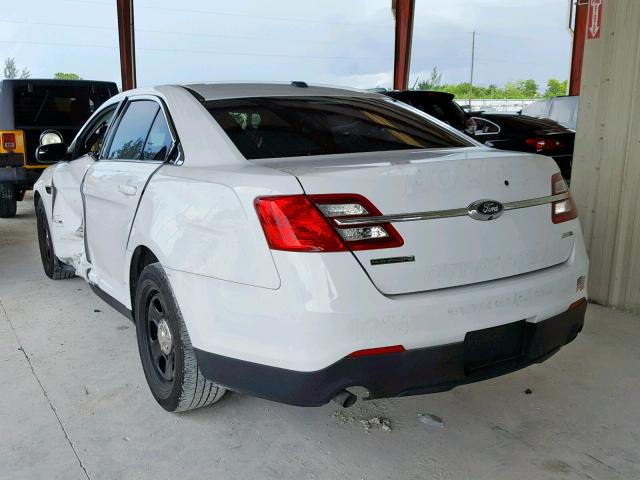 1FAHP2MK6HG139239 - 2017 FORD TAURUS POL WHITE photo 3