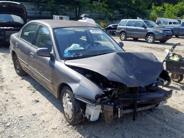 KNAFB121X35240743 - 2003 KIA SPECTRA BA GRAY photo 1