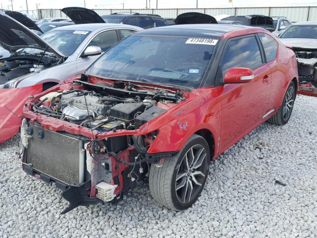 JTKJF5C70F3093515 - 2015 TOYOTA SCION TC წითელი ფოტო 2