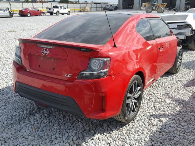 JTKJF5C70F3093515 - 2015 TOYOTA SCION TC წითელი ფოტო 4