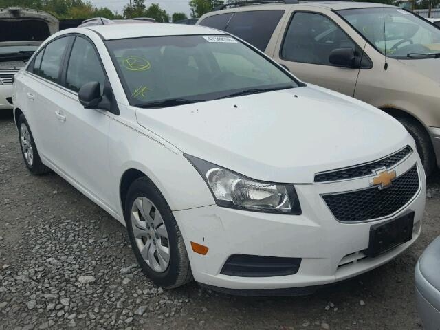 1G1PC5SH0C7163581 - 2012 CHEVROLET CRUZE LS WHITE photo 1