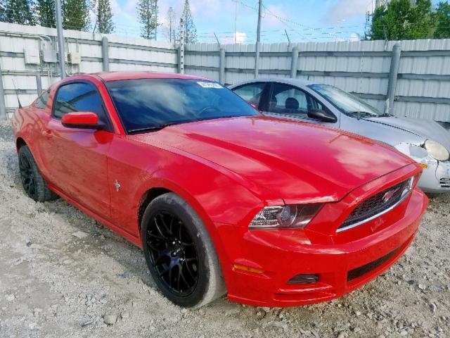 1ZVBP8AM2E5289412 - 2014 FORD MUSTANG RED photo 1