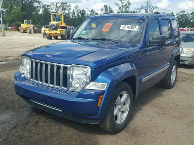 1J4PN5GK7AW109293 - 2010 JEEP LIBERTY LI BLUE photo 2