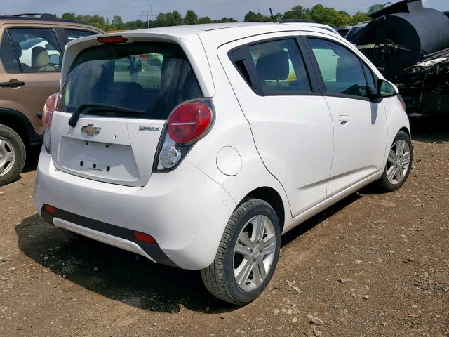 KL8CA6S95EC521660 - 2014 CHEVROLET SPARK LS WHITE photo 4