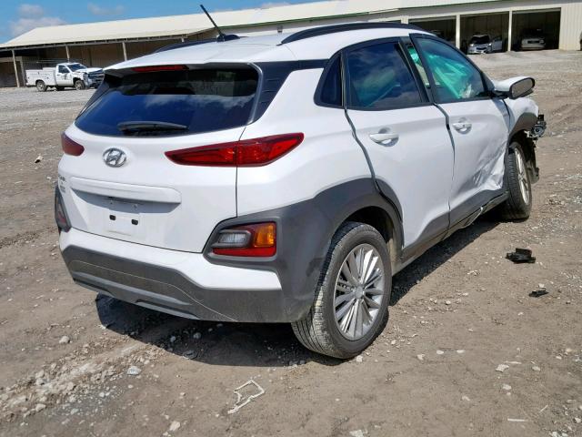 KM8K22AA0JU182018 - 2018 HYUNDAI KONA SEL WHITE photo 4