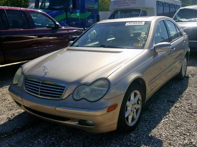 WDBRF84J23F356084 - 2003 MERCEDES-BENZ C 320 4MAT TAN photo 2