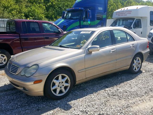 WDBRF84J23F356084 - 2003 MERCEDES-BENZ C 320 4MAT TAN photo 9