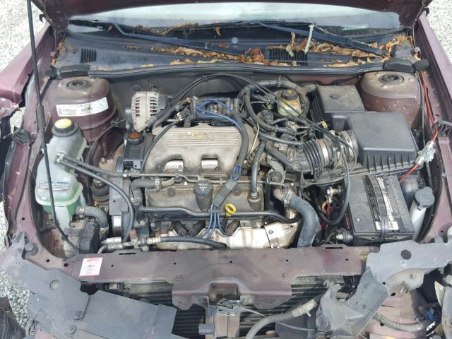 1G1NE52MXW6167517 - 1998 CHEVROLET MALIBU LS 勃艮第红 照片 7