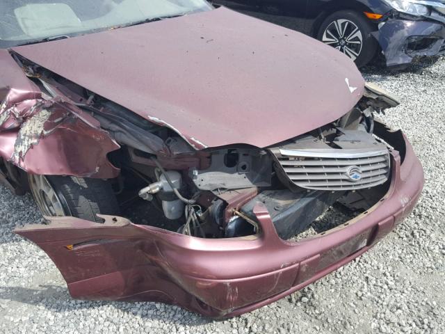 1G1NE52MXW6167517 - 1998 CHEVROLET MALIBU LS 勃艮第红 照片 9