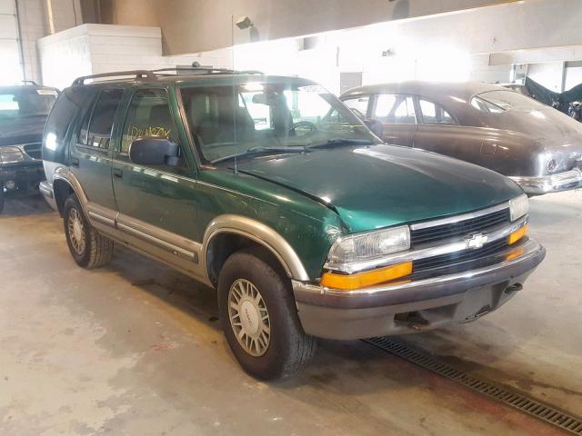 1GNDT13WXX2223327 - 1999 CHEVROLET BLAZER GREEN photo 1