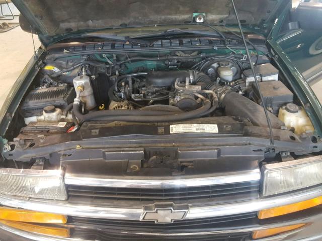 1GNDT13WXX2223327 - 1999 CHEVROLET BLAZER GREEN photo 7