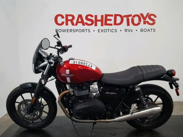 SMTD31GN7JT833473 - 2018 TRIUMPH MOTORCYCLE STREET TWI RED photo 3