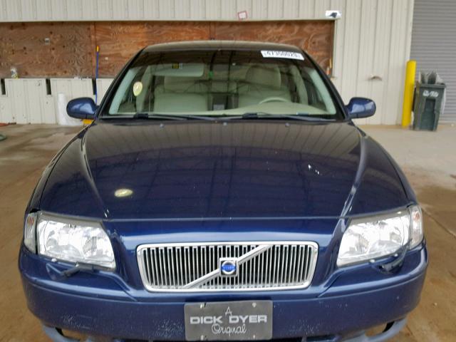 YV1TS92DX31300830 - 2003 VOLVO S80 BLUE photo 9