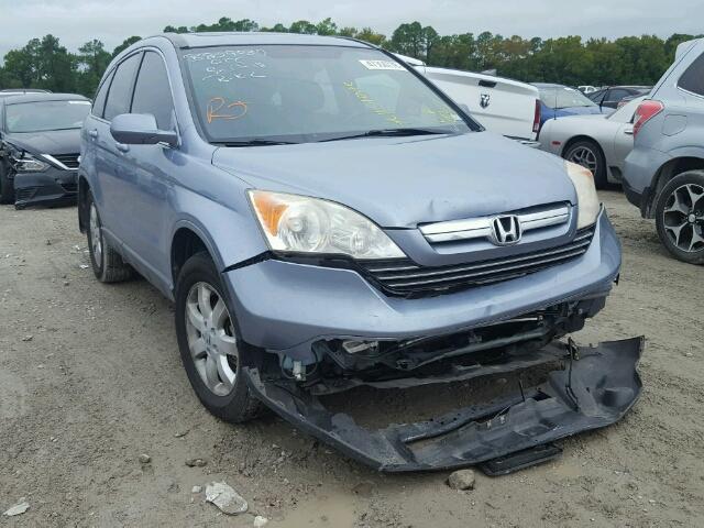 JHLRE38798C054292 - 2008 HONDA CR-V EXL BLUE photo 1