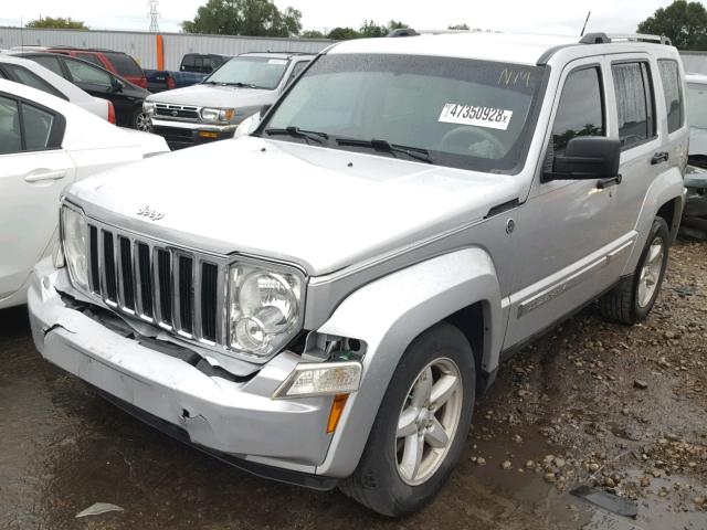 1J8GN58K58W215863 - 2008 JEEP LIBERTY LI SILVER photo 2