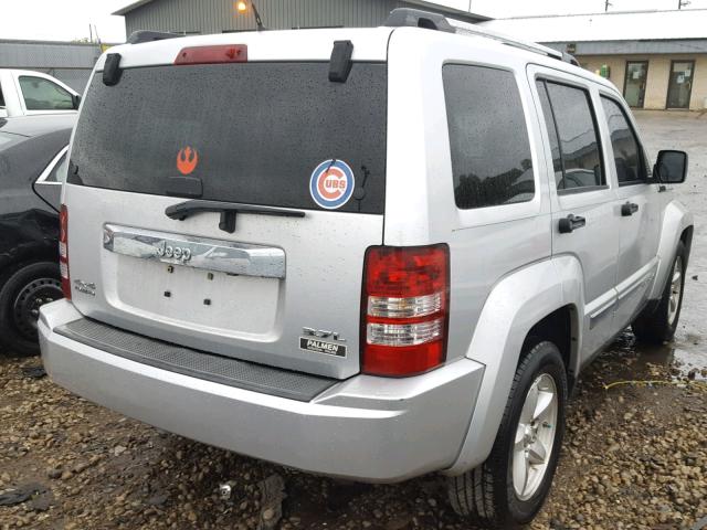 1J8GN58K58W215863 - 2008 JEEP LIBERTY LI SILVER photo 4