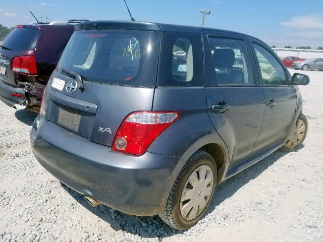 JTKKT624X60147429 - 2006 TOYOTA SCION XA GRAY photo 4