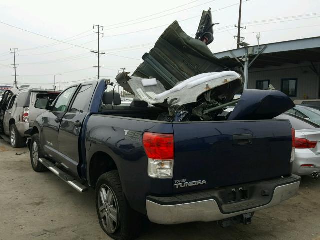 5TFEM5F16DX053239 - 2013 TOYOTA TUNDRA CRE BLUE photo 3